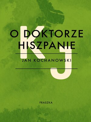 cover image of O doktorze hiszpanie